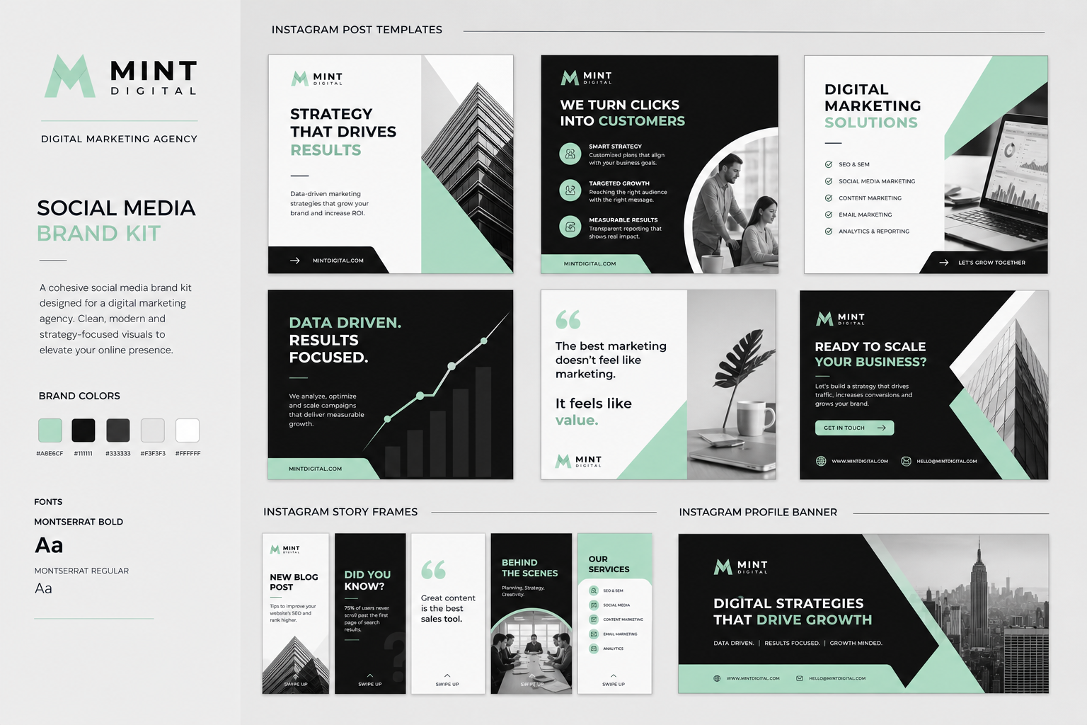Digital Agency Social Media Brand Kit